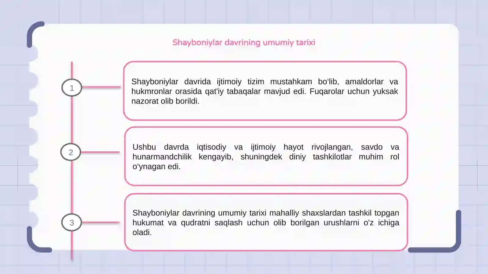 Shayboniylar davrida ijtimoiy tizim 3