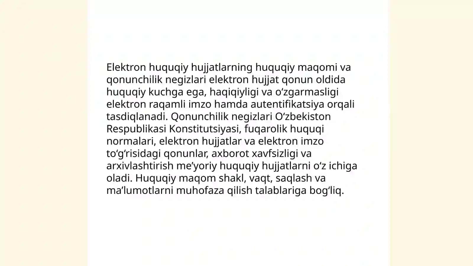 Elektron huquqiy hujjatlar va matbuotlar bazalari 3
