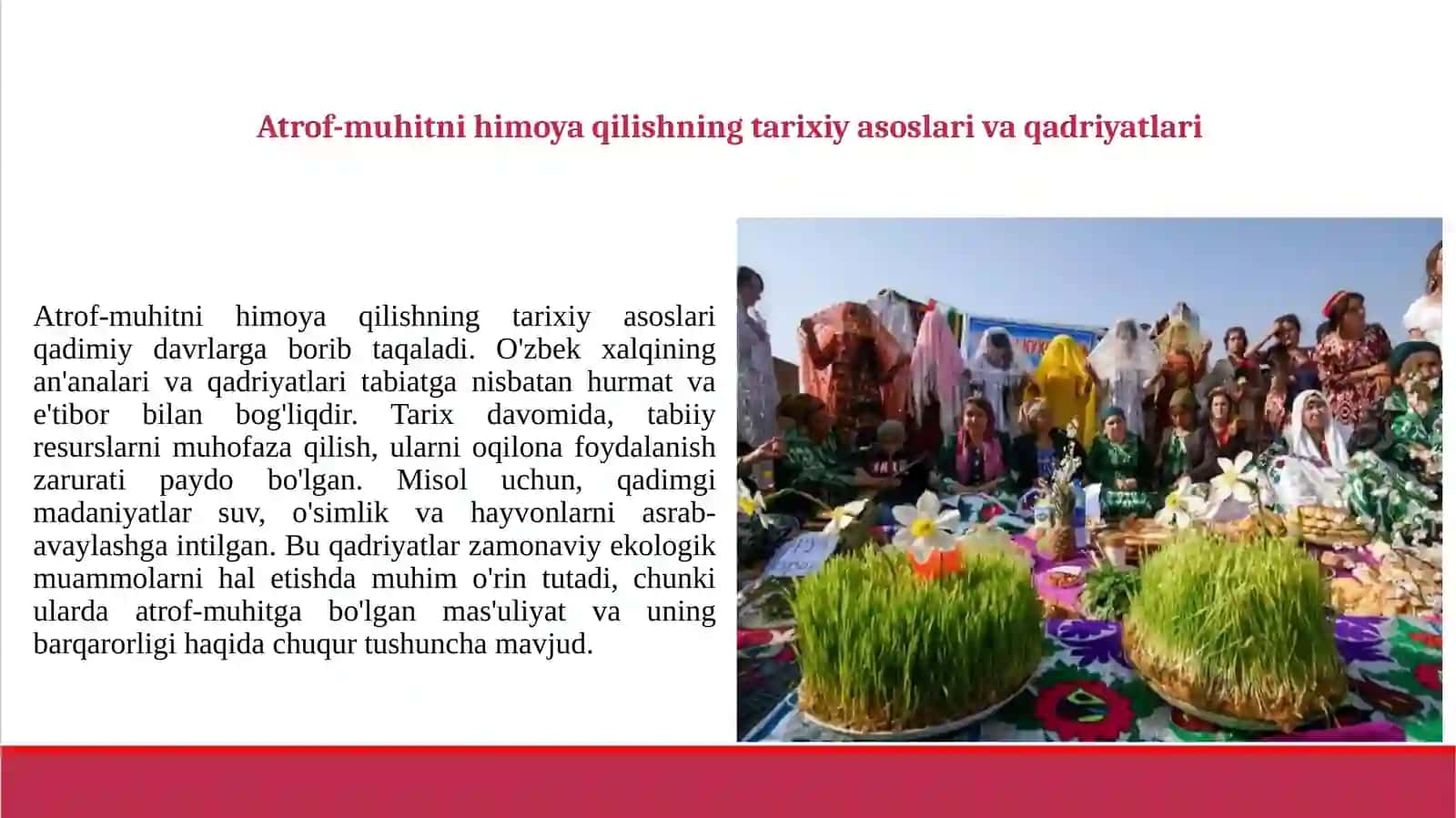 ATROF - MUHIT VA TABIATNI ASRASHGA OID AZALIY QADRIYATLAR 3