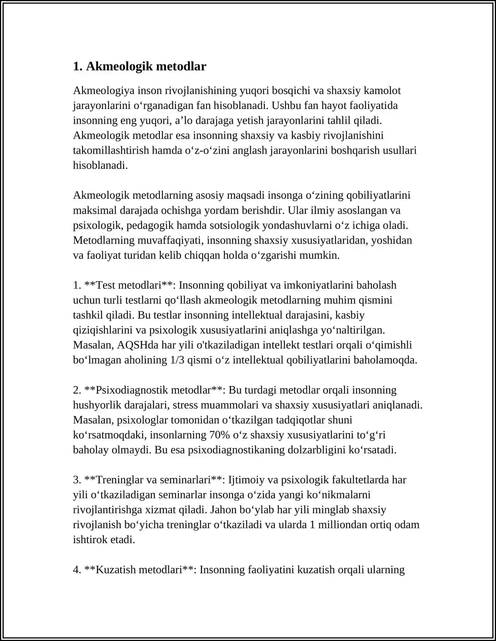 SUBYEKTNING AKMEYOLOGIK SIFATLARINI ANIQLASH MEZONLARI 3
