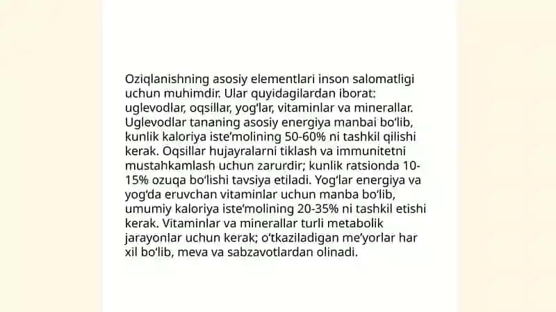 Sporchilar ovqatlanishining biokimyoviy asoslari 3