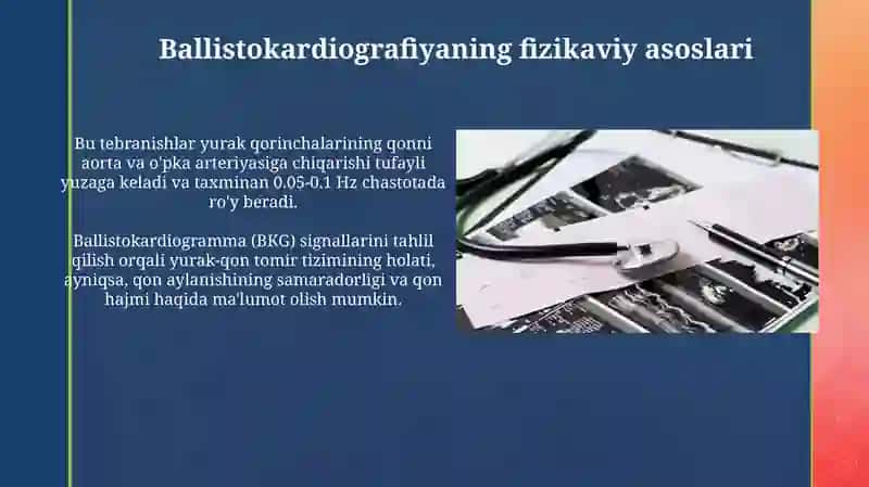 Ballistokardiografiyaning fizikaviy asosi 3