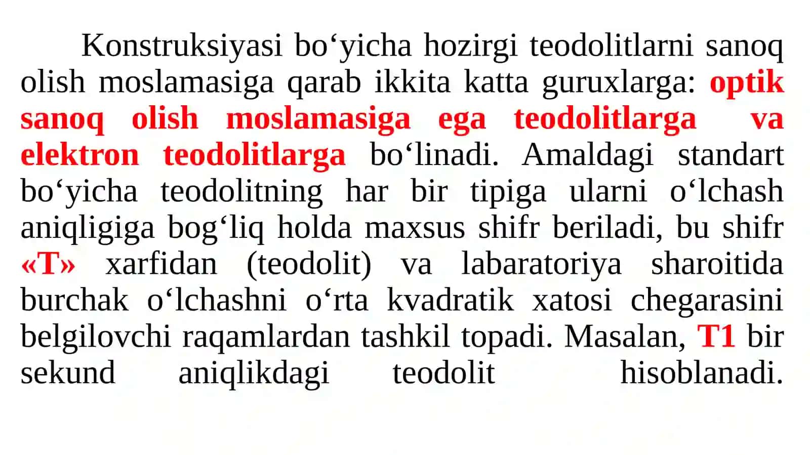Zamonaviy geodezik asboblarni - sinash va tekshirish 3