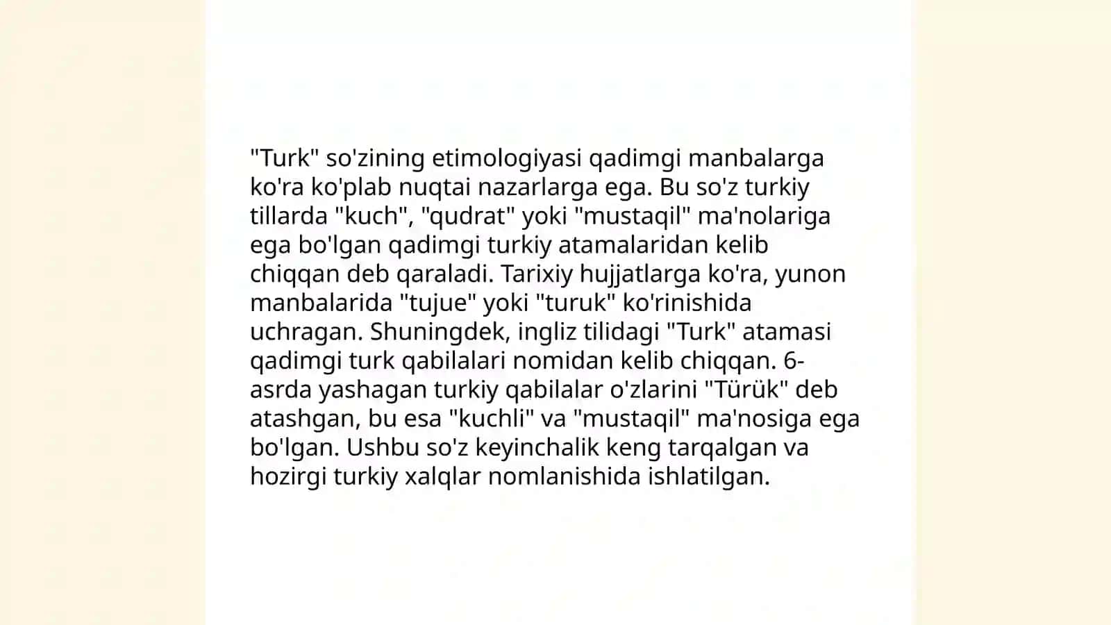 "Turk" soʻzining ma'nolari 3