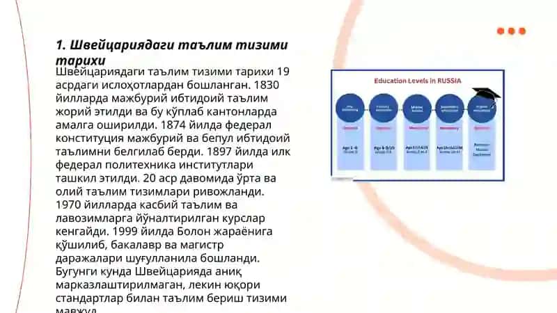 Швейцариядаги таълим тизими 3