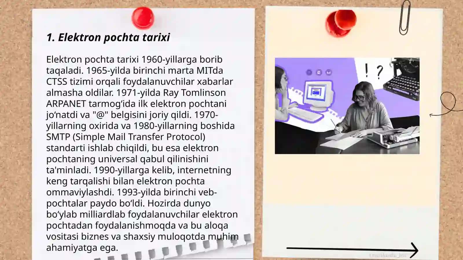 Elektron pochta va unung imkoniyatlari 3