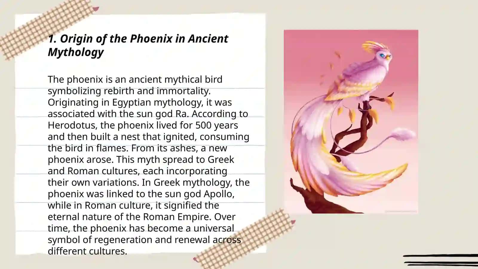 Mythical Phoenix bird 3