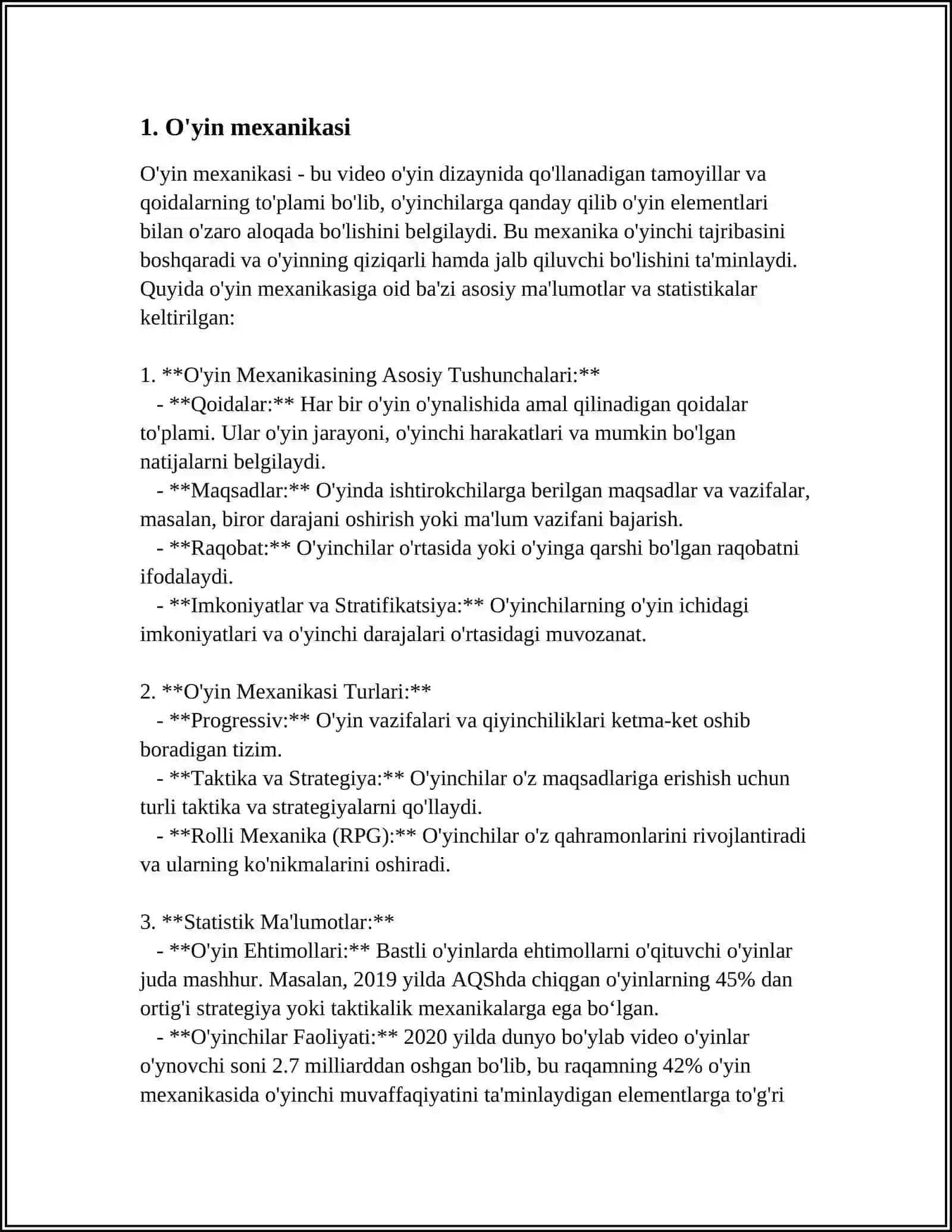 JAVA DASTURLASH TILIDA SAPER OʻYININI TUZISH 3