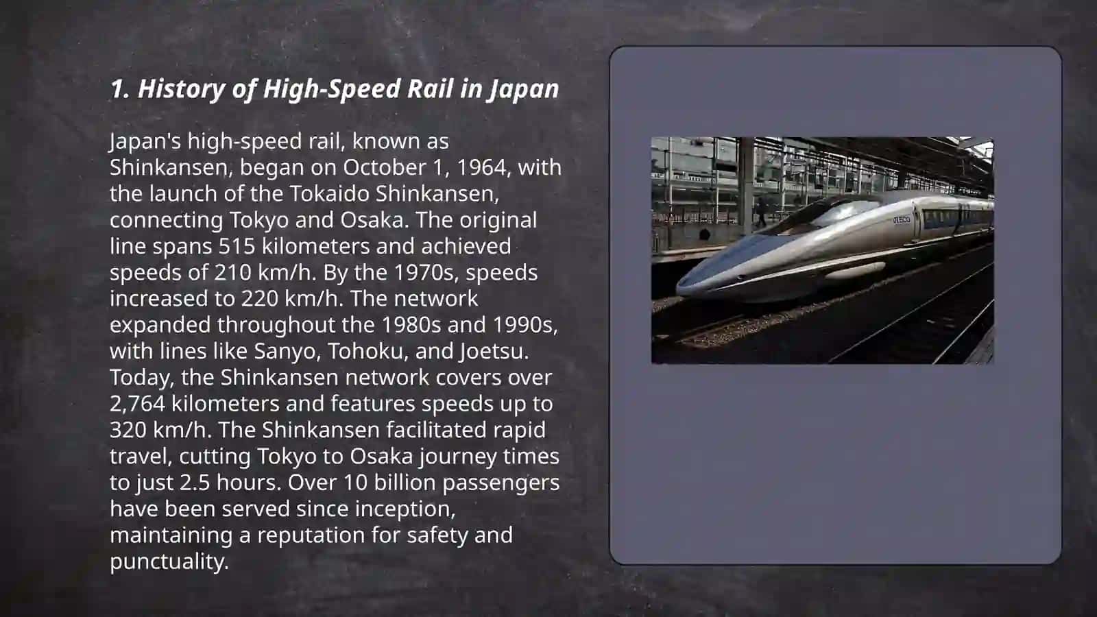 High speed railways of Japan 3
