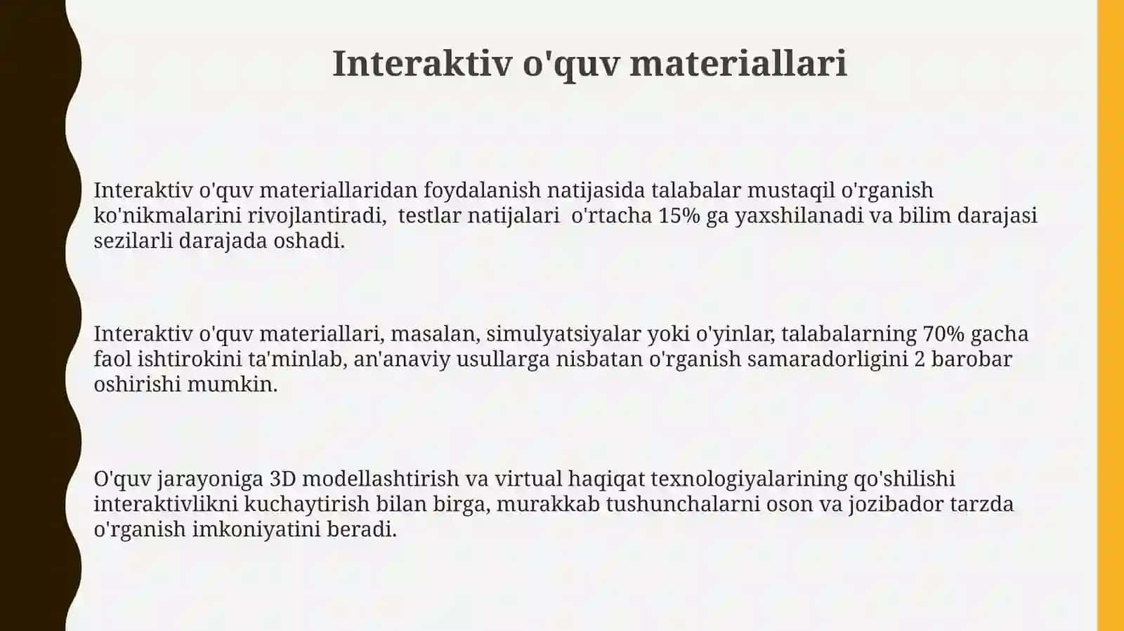 O'quv materiallari va LMS 3