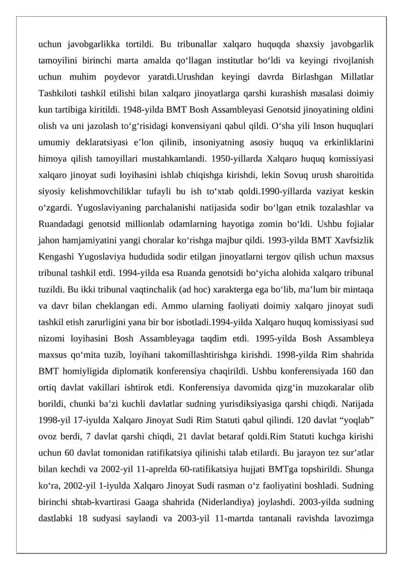 BMT Xalqaro sudi faoliyat tartibi 3