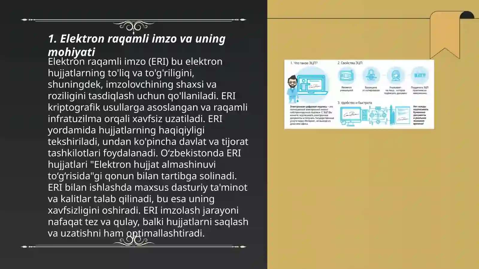 Elektron raqamli imzo va uni respublikamizda tadbiq qilish xolati 3