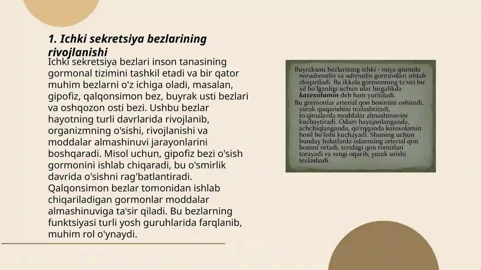 Ichki sekretsiya bezlarining yosh xususiyati va endokrin kasalliklar 3