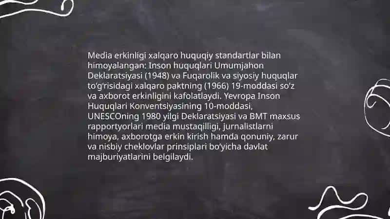 Media huquqi va global media 3