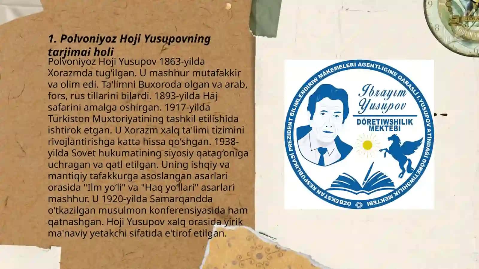 Polvoniyoz Hoji Yusupovning tarjimai holi 3