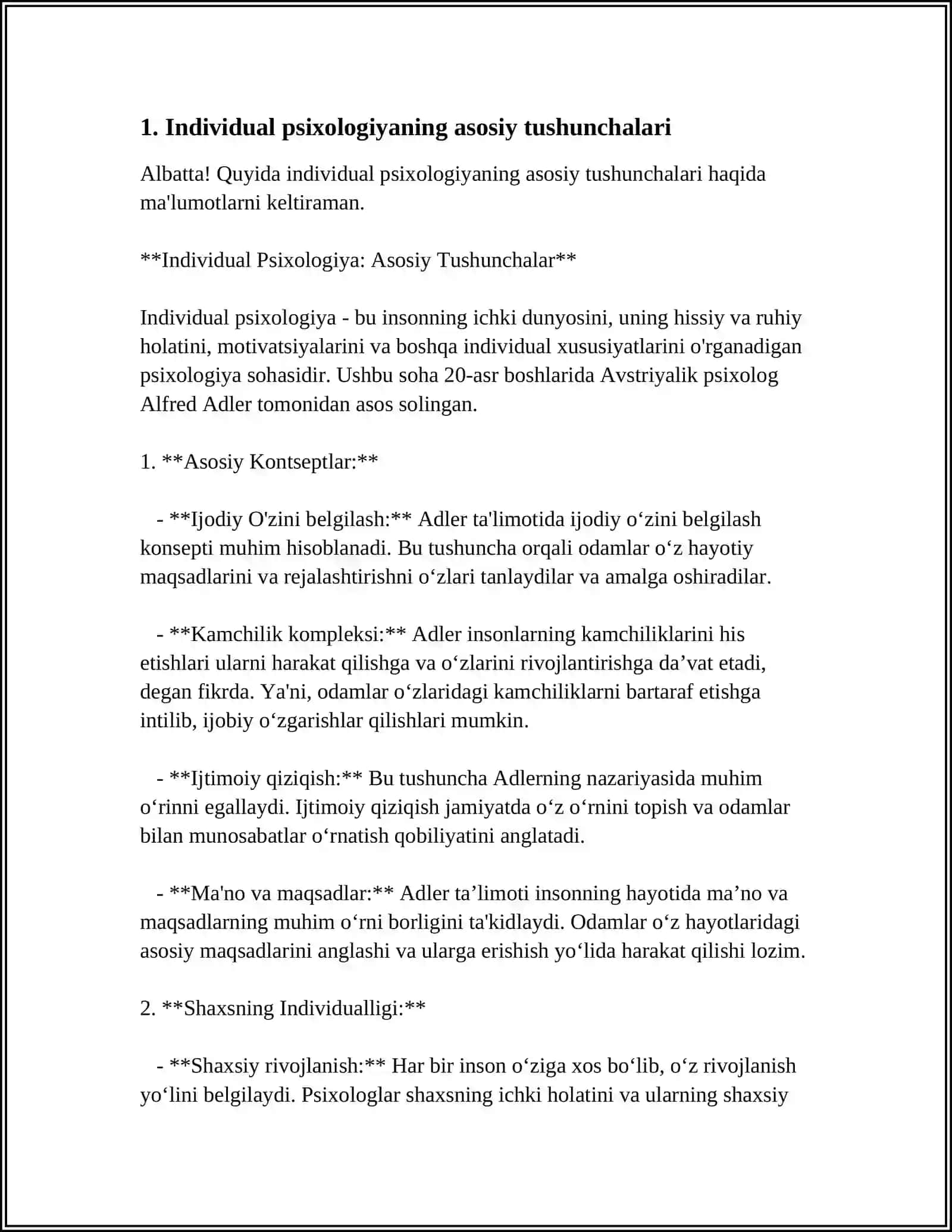 INSON INDIVIDUALLIGINING TURLI PSIXOLOGIK MAKTABLARDA O‘RGANILISHI 3