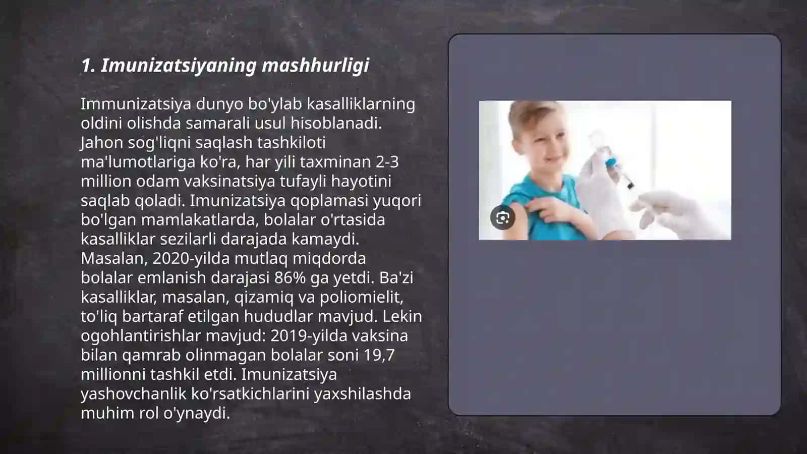 Xavfsiz imunizatsiya vaqtida profilaktik emlash vaqtida muloqot 3