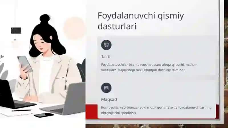 foydalanuvchi qismiy dasturlari 3