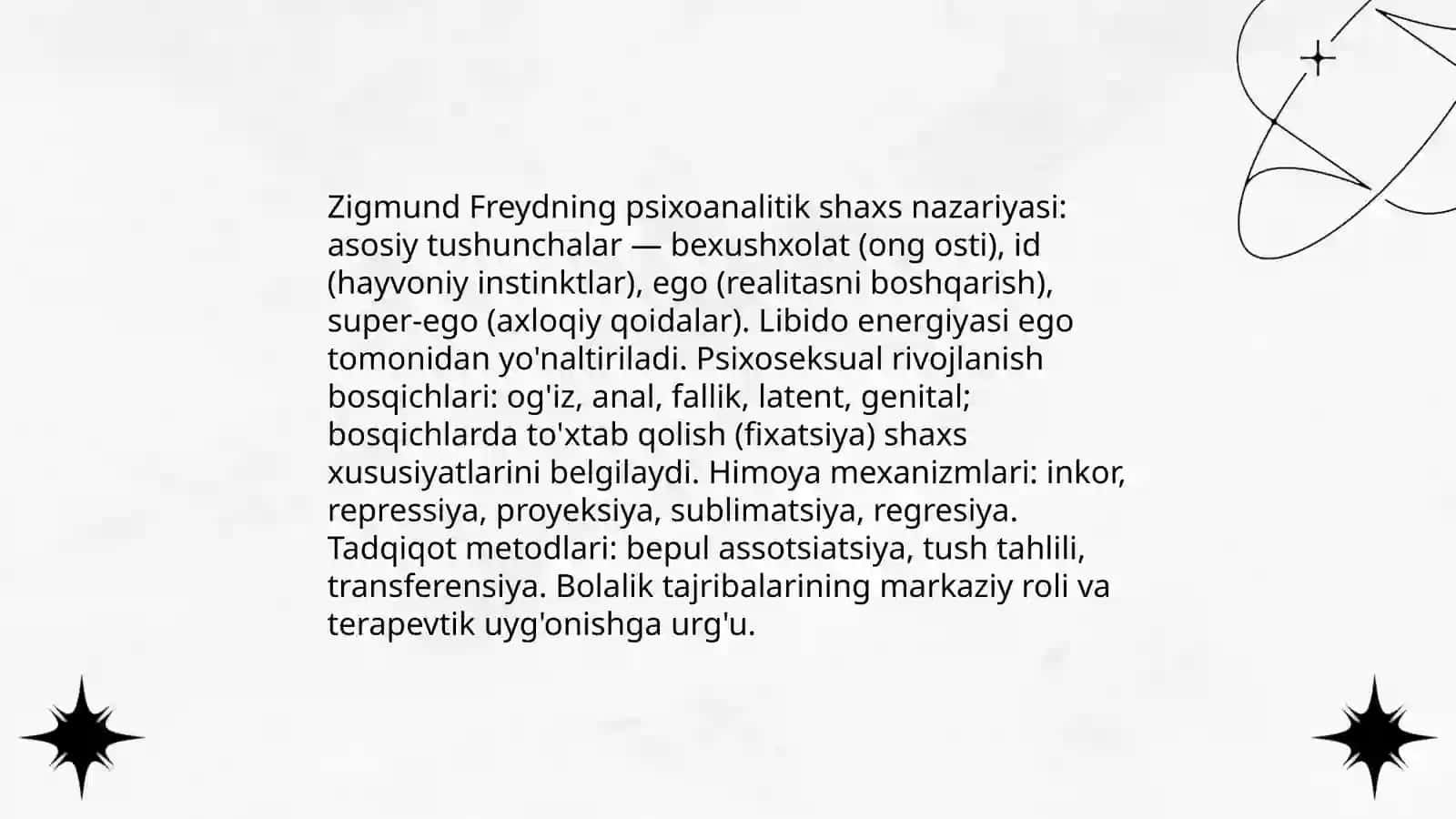 Zigmund Freydning psixoanalitik shaxs nazariyasi 3