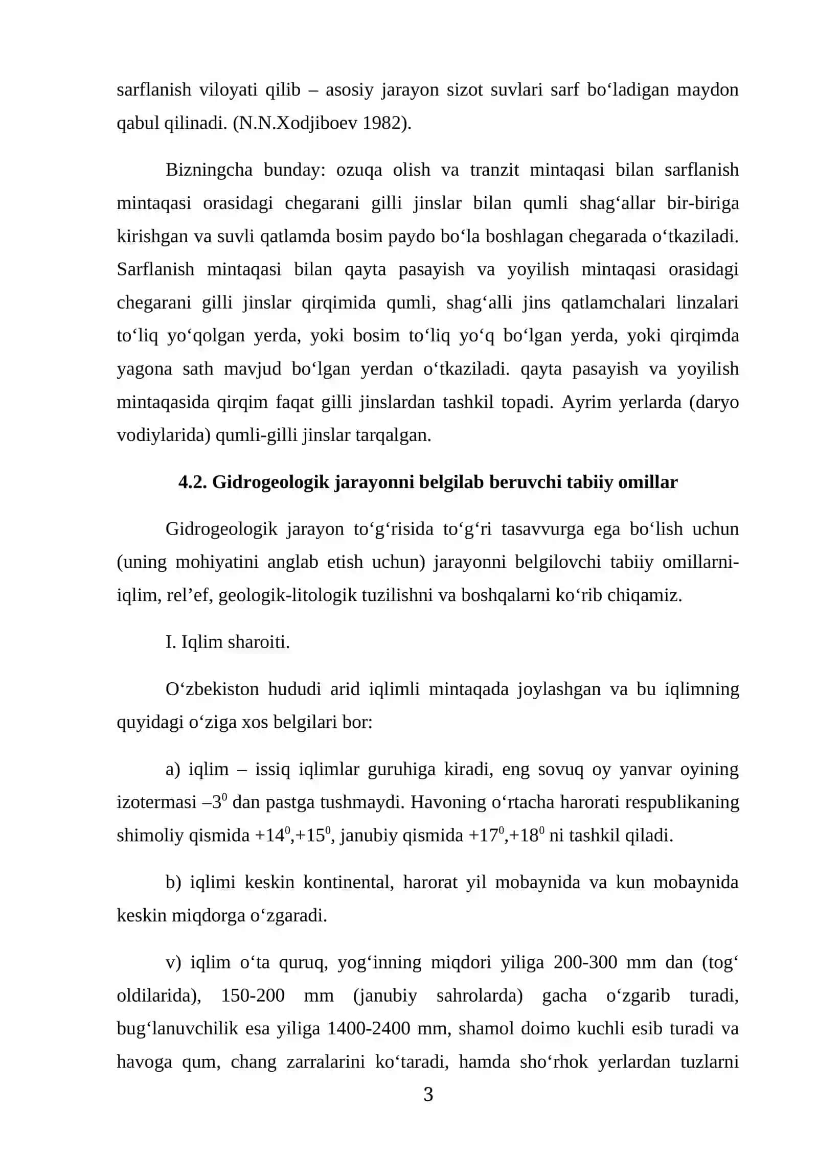 Sug‘oriladigan yerlarda gidrogeologik-meliorativ jarayonlarning o‘ziga xosligi 3