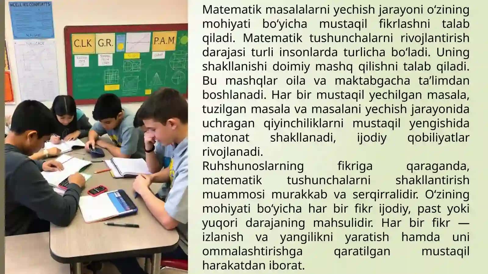 Matematik tushunchalar 3