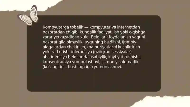 Kopyuterga tobelik va uning bosqichlari, yoshlarga ta'siri 3