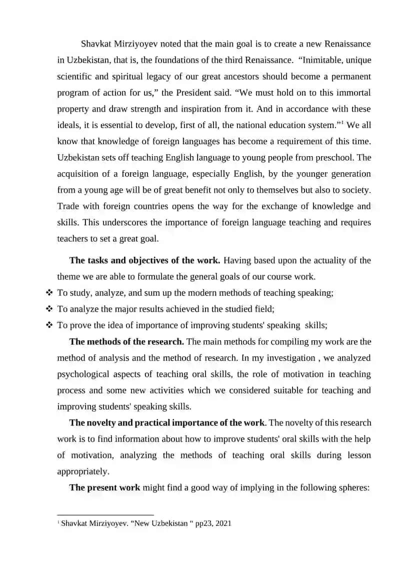 Problems of oral speech teaching in primary classes 3