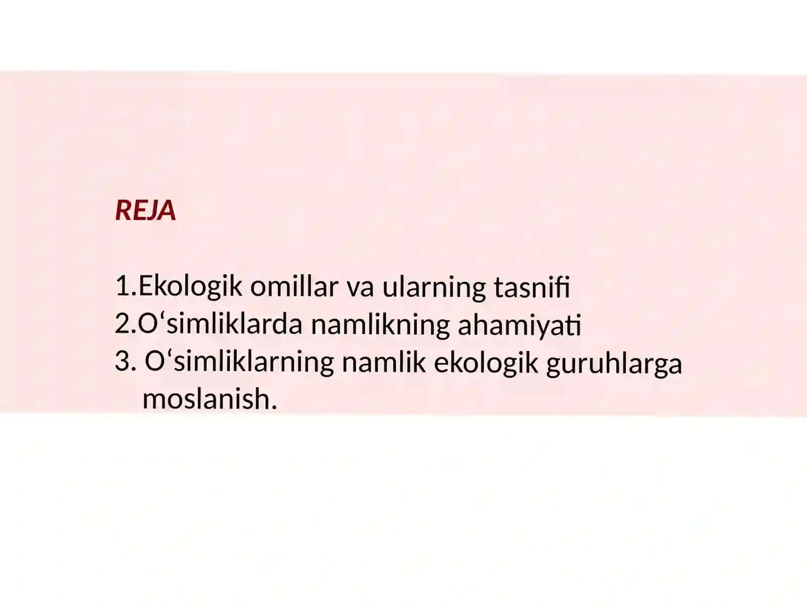 Qoʻqon Shahar va Atrofida Gioʻsimliklarning Namlikomiligakoʻra Ekologik Guruhlarini Aniqlash 3