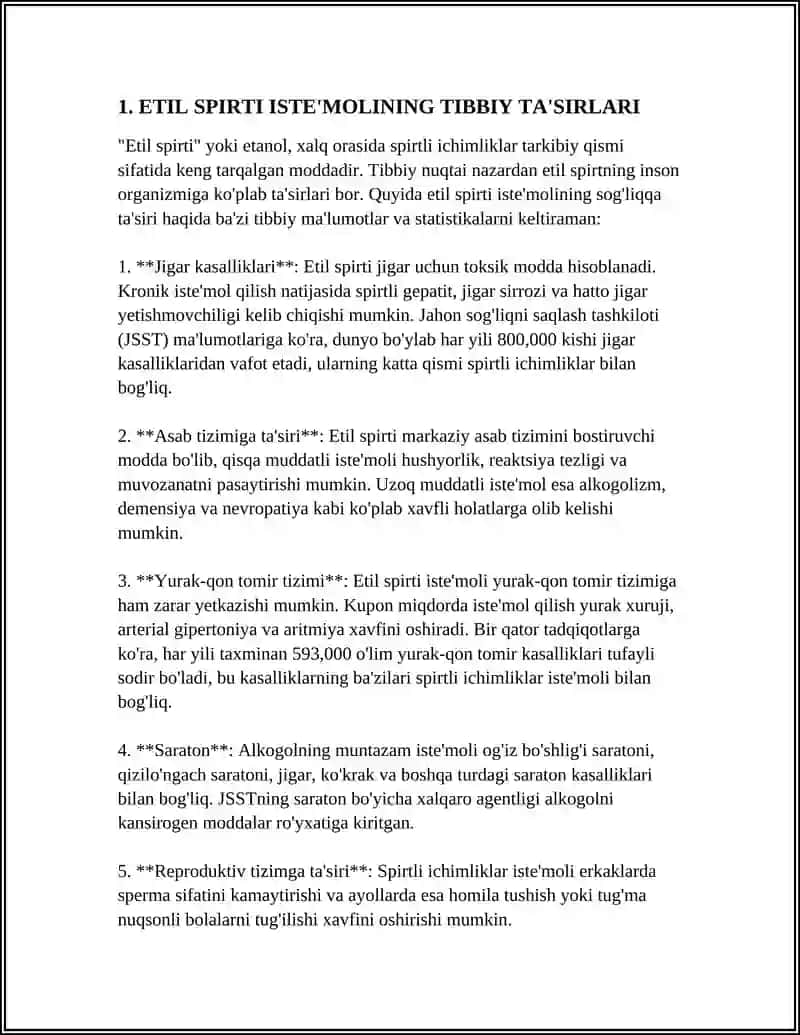 ETIL SPIRTI ISTE'MOLINING EKSPRESS TAHLILI 3
