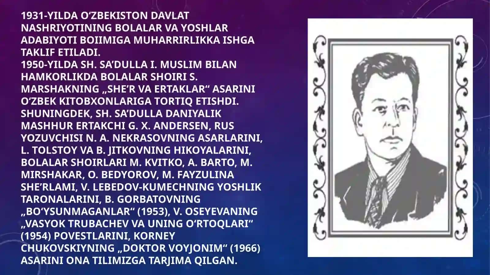 Shukur Sa’dullAhayoti va ijodi(1912-1972) 3