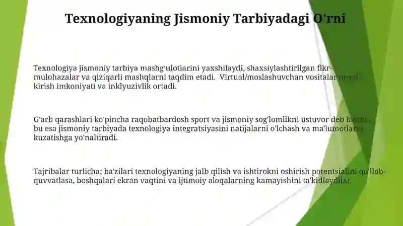 G'arb davlatlari va mutafakkirlarining bolalar jismoniy tarbiyasi haqidagi qarashlari tajribalari 3