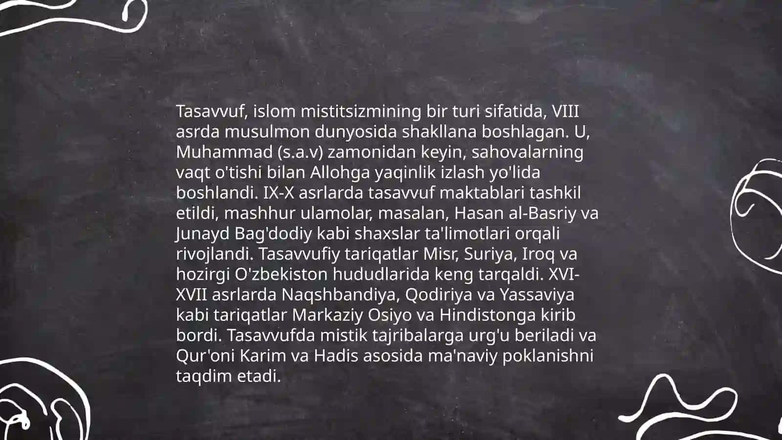 Tasavvuf va hozirgi zamon 3