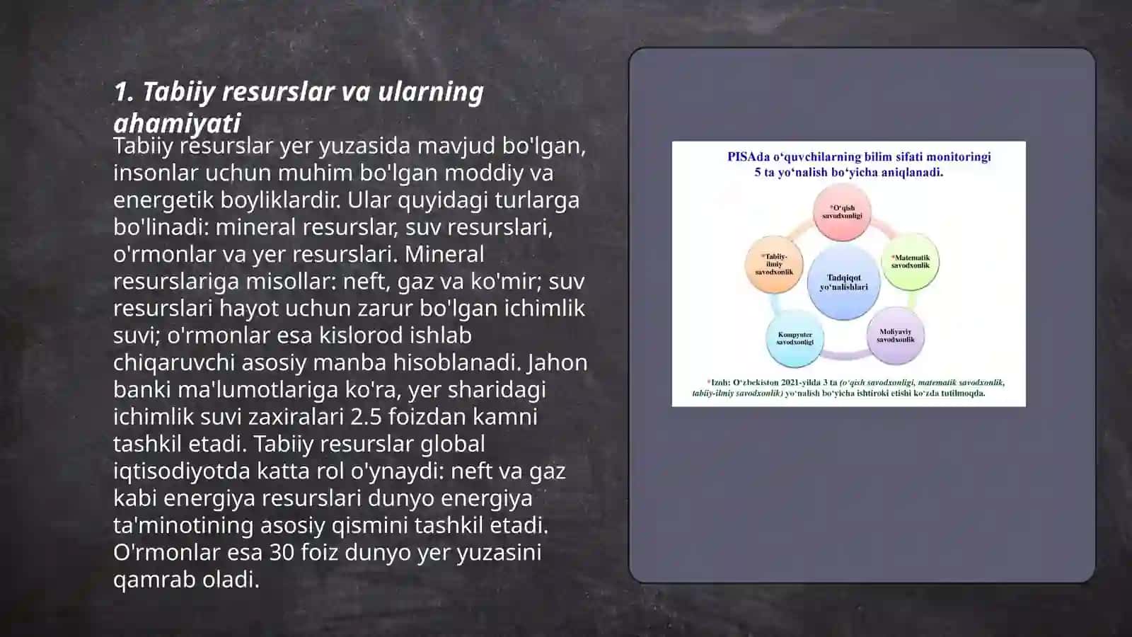 Tabiiy fandan kreativ noodatiy dars o'tish 3