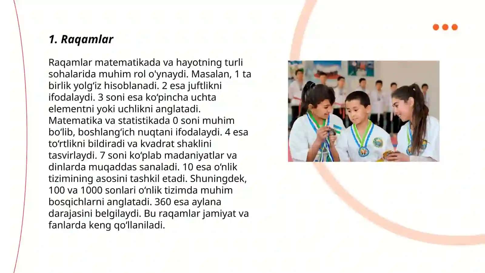Dakteologiya yaka tartibda 4 yoshli bolalar bilan 3