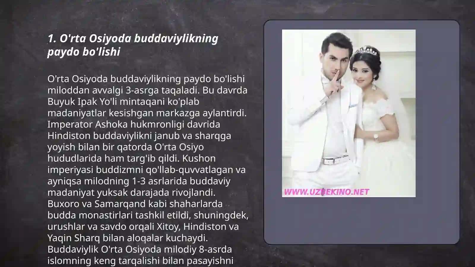 Òzbekistonda buddaviylik dinining tarixiy ildizlari ( Qoratepa, Fayoztepa, Dalvarzintepa ) va hozirgi zamon 3