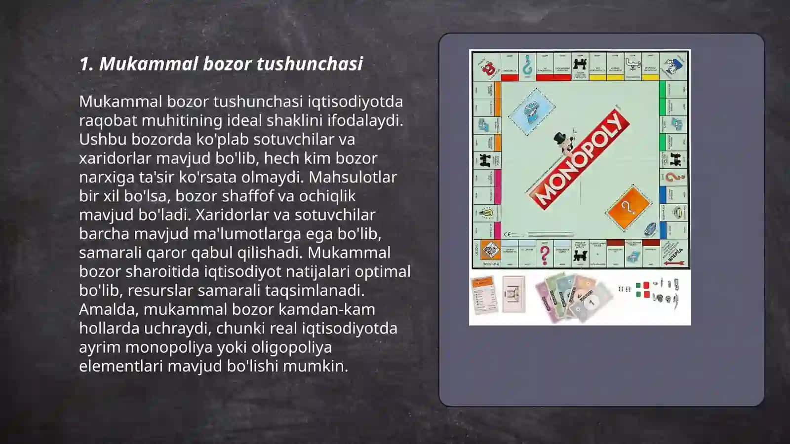 Mukammal bozorda raqobat va monopoliya 3