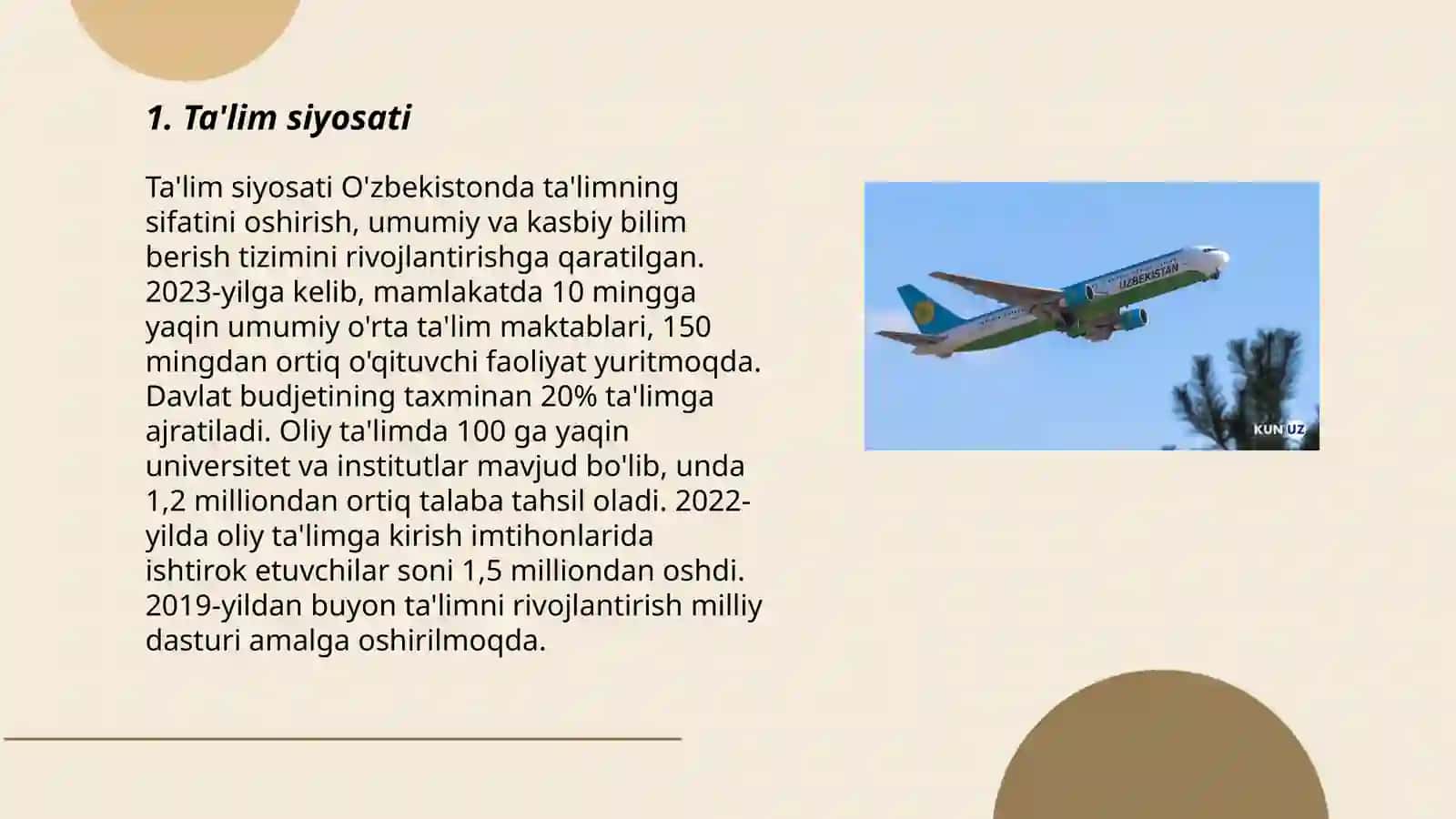 Ta'lim-O'zbekiston Respublikasining ustuvor yo'nalishi 3