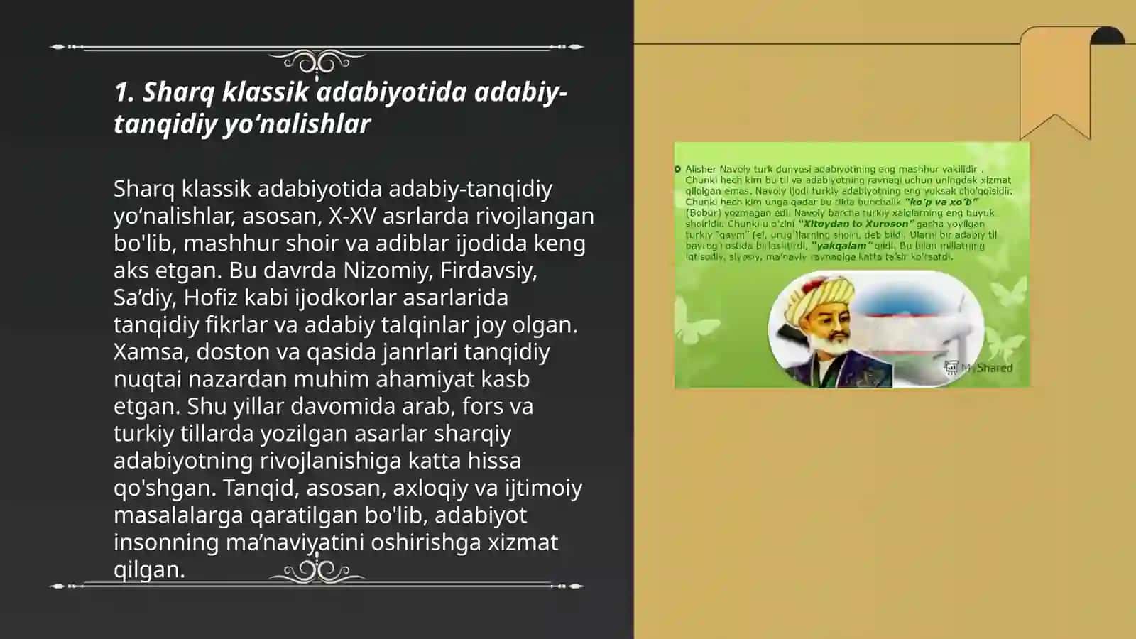 Sharq klassik adabiyotida adabiy-tanqidiy fikrlar taraqqiyoti 3