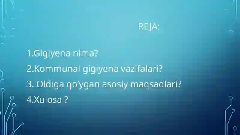 Kommunal gigiyena tekshirish obyektlari 3