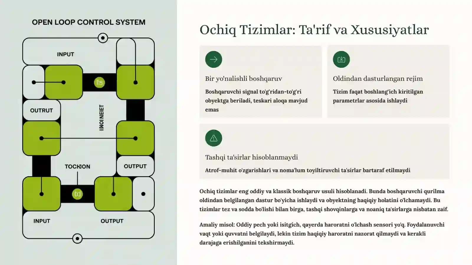 Ochiq va Berk Tizimlarning Asosiy Farqlari 3
