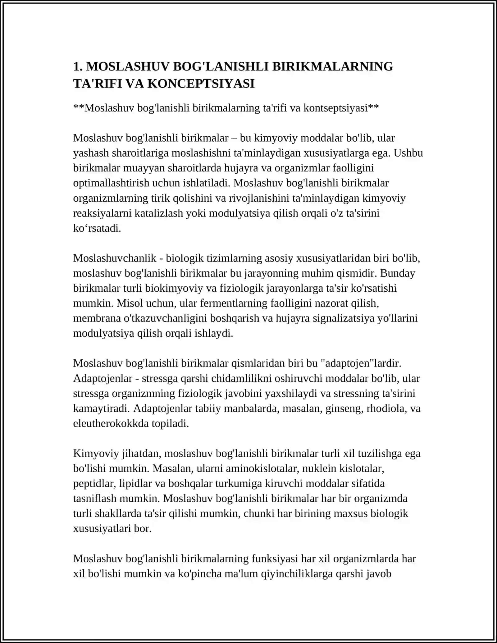 MOSLASHUV BOG'LANISHLI BIRIKMALARNING TA'RIFI VA KONCEPTSIYASI 3