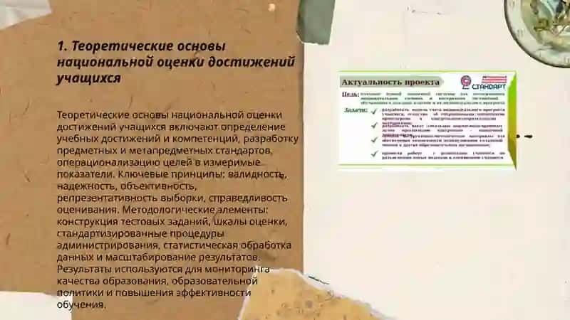 Национальная оценка достижений учащихся. Международные оценочные исследования 3