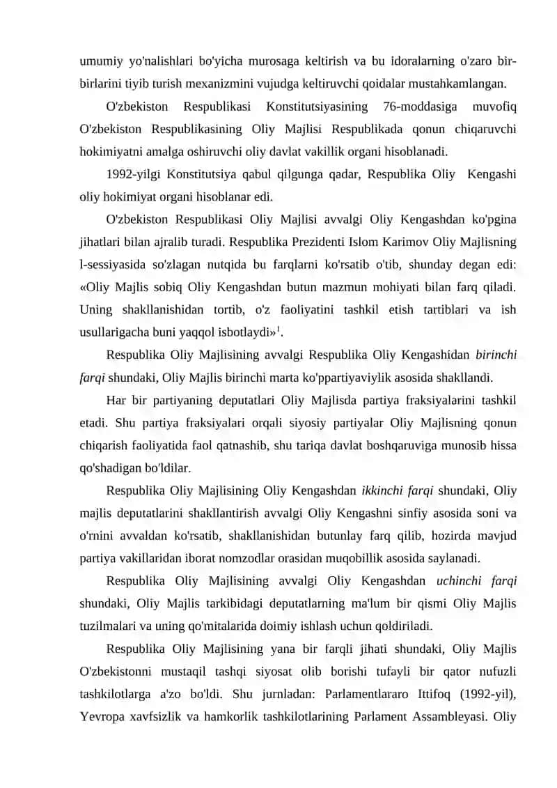O'zbekiston Respublikasi Oliy Majlisi 3