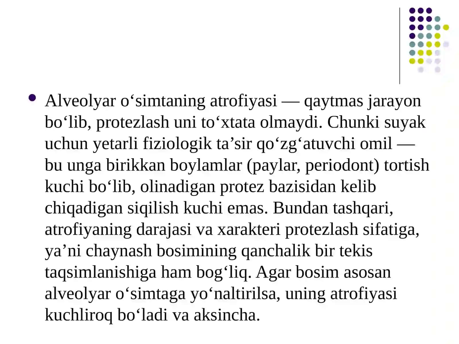 Tishsiz jag’lar tasniflari. 3