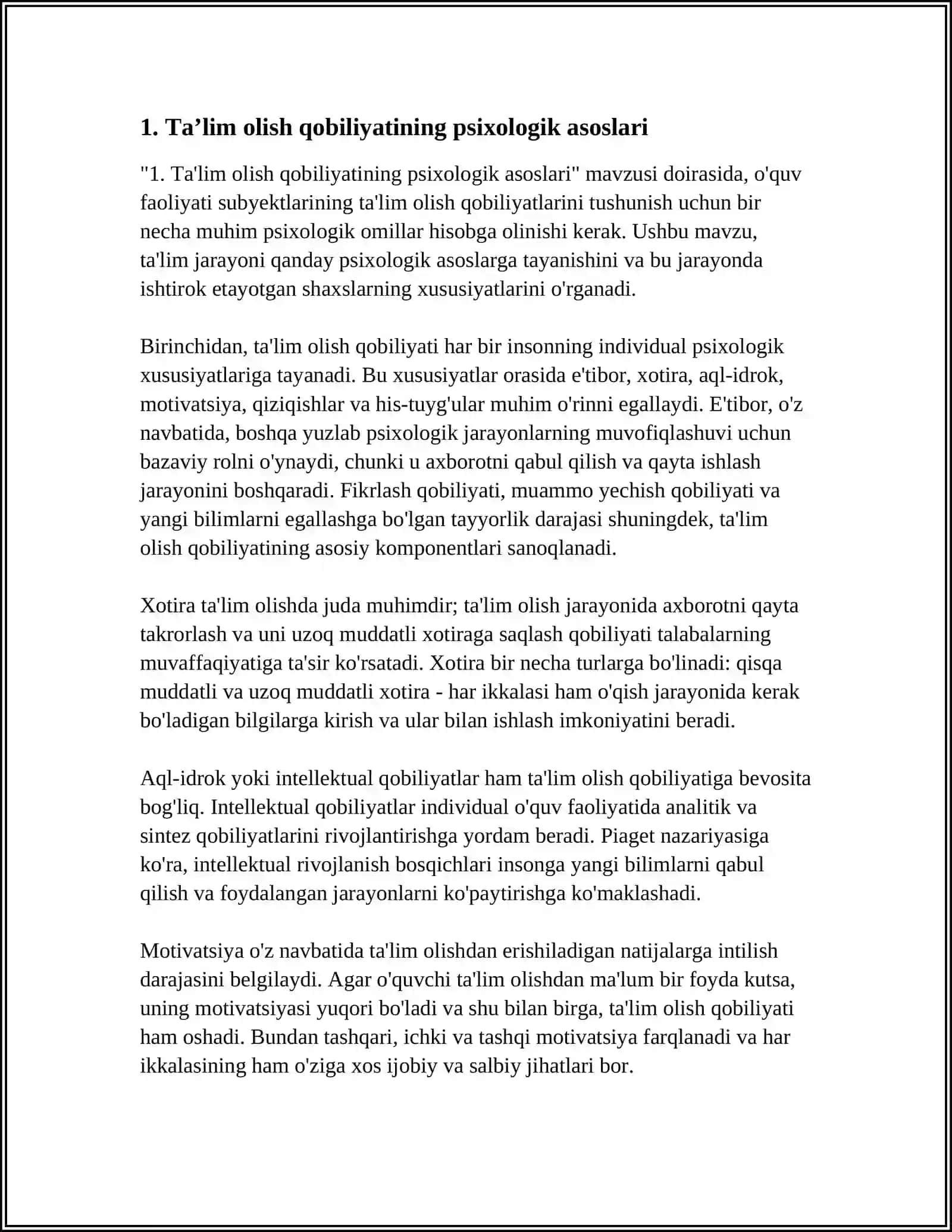 TA'LIM OLISH QOBILIYATI OʻQUV FAOLIYATI SUBYEKTLARINING XARAKTERISTKASI 3