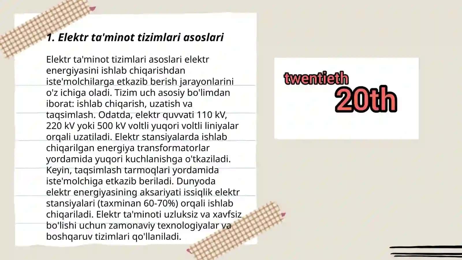 Elektr taminot tizimida defektatsiya 3