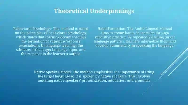 The Audio-Lingual Method 3