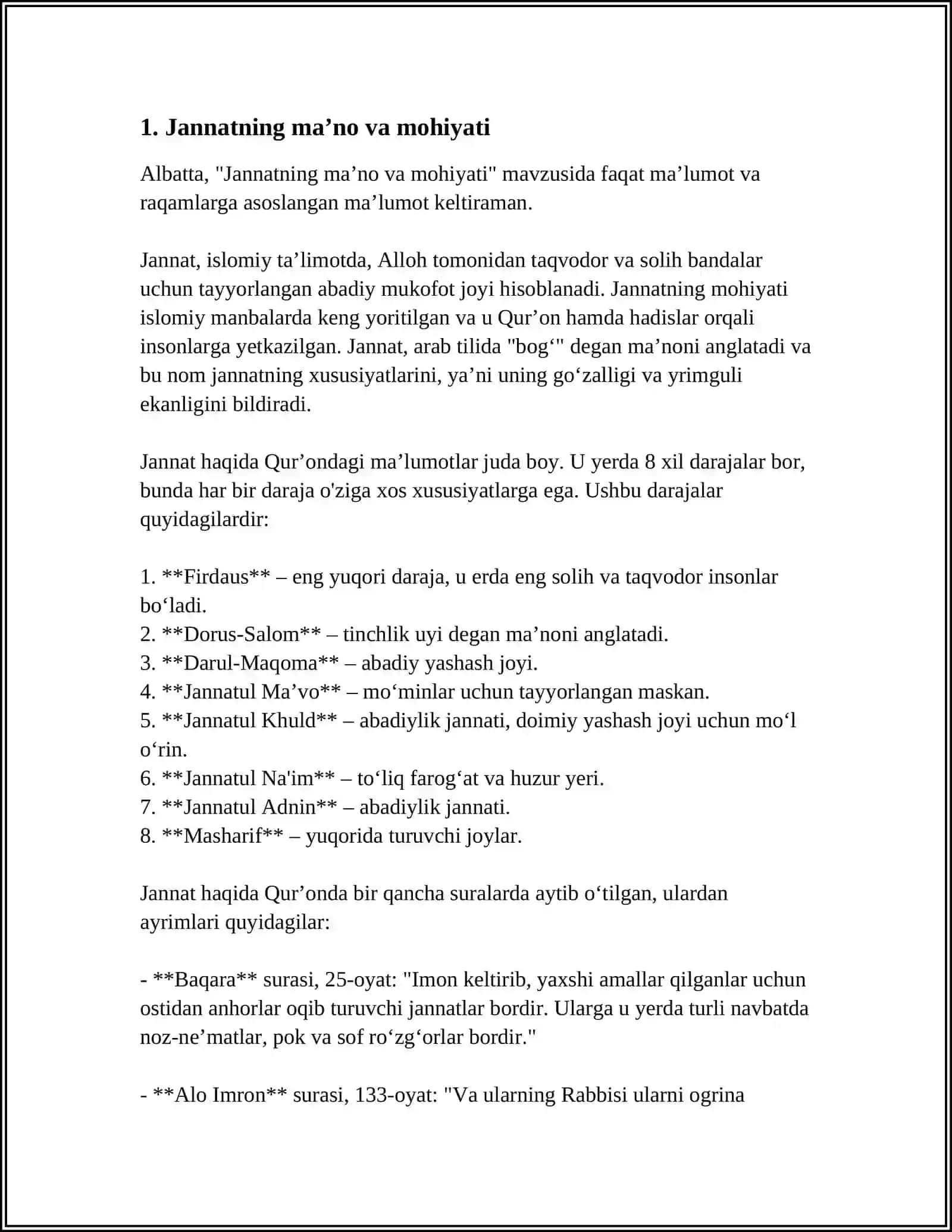 JANNAT ONALAR OYOGʻI OSTIDADIR 3
