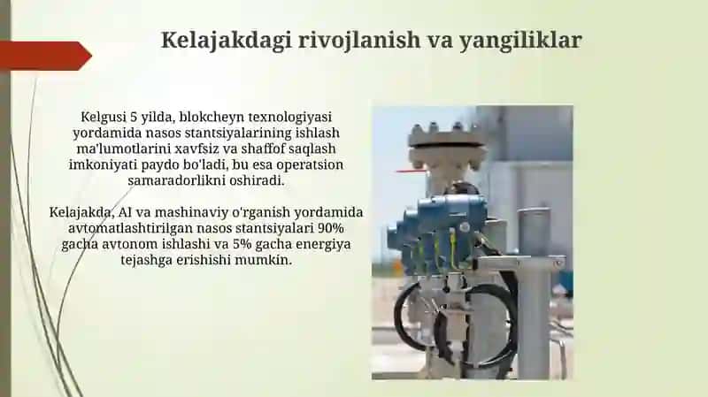 Nasos stansiyalarini avtomatlashtirish tartibi 3