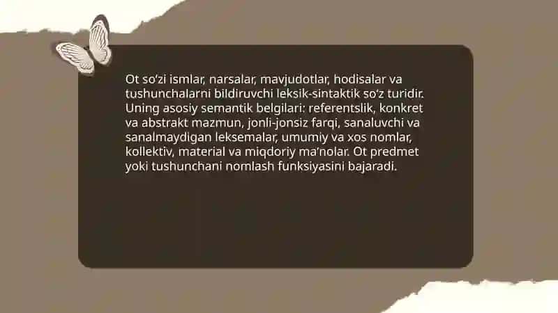 Otning ta'rifi hamda leksik grammatik xususiyatlari 3